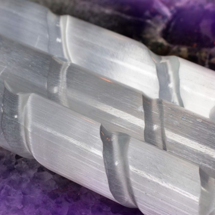 Selenite Circle Opening Wands