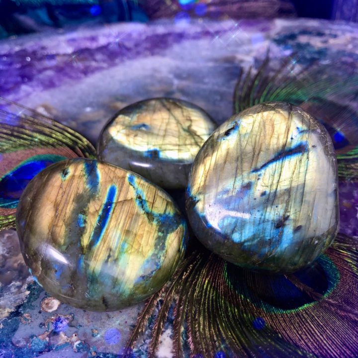 Intention Setting Labradorite Meditation Stones