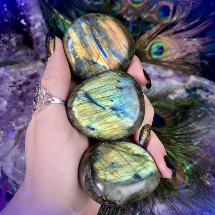 Intention Setting Labradorite Meditation Stones