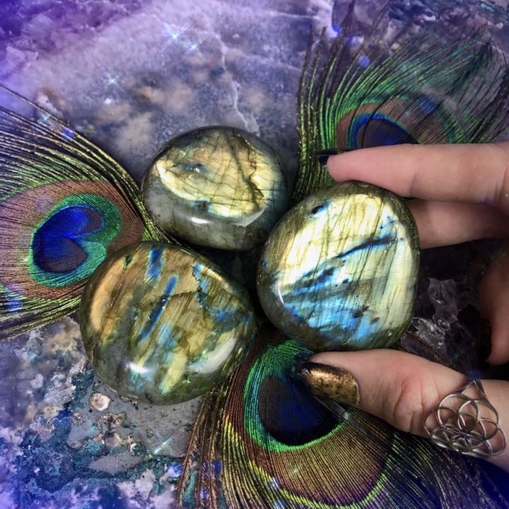 Intention Setting Labradorite Meditation Stones