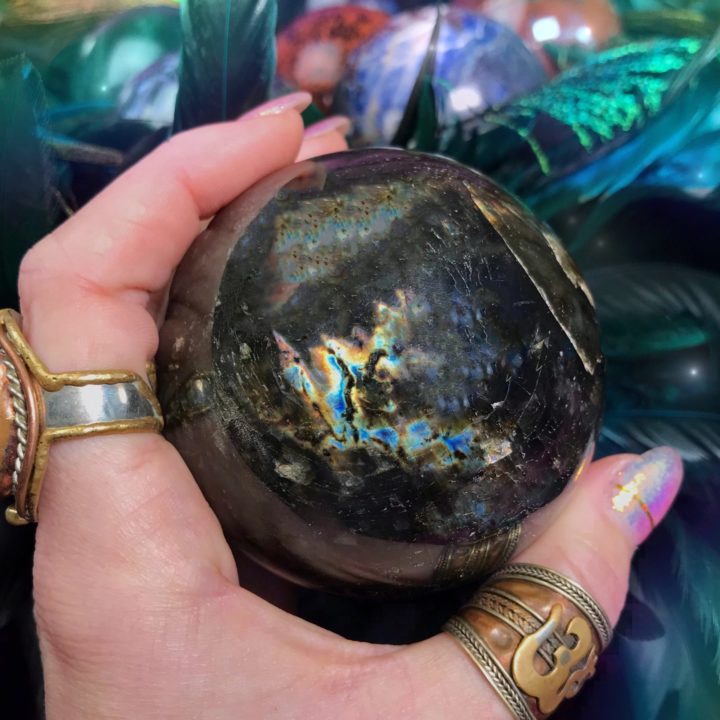 Intuitively Chosen Gemstone Spheres