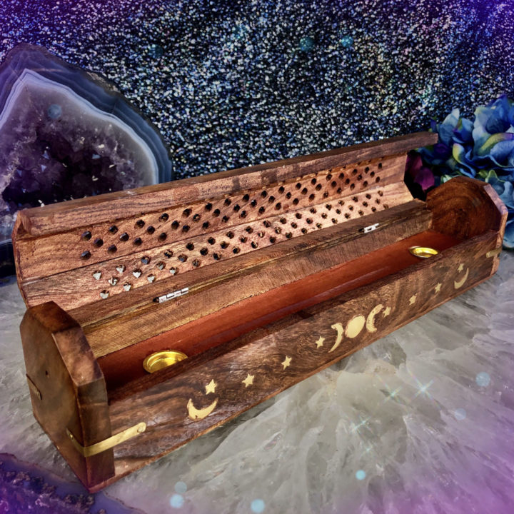 Moon Magic Wooden Incense Burners