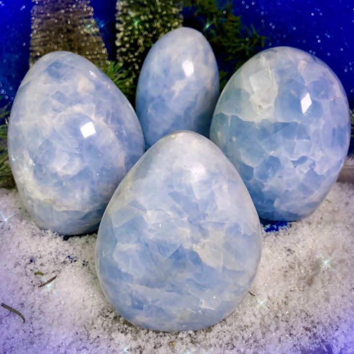 Peace and Harmony Blue Calcite Pillars