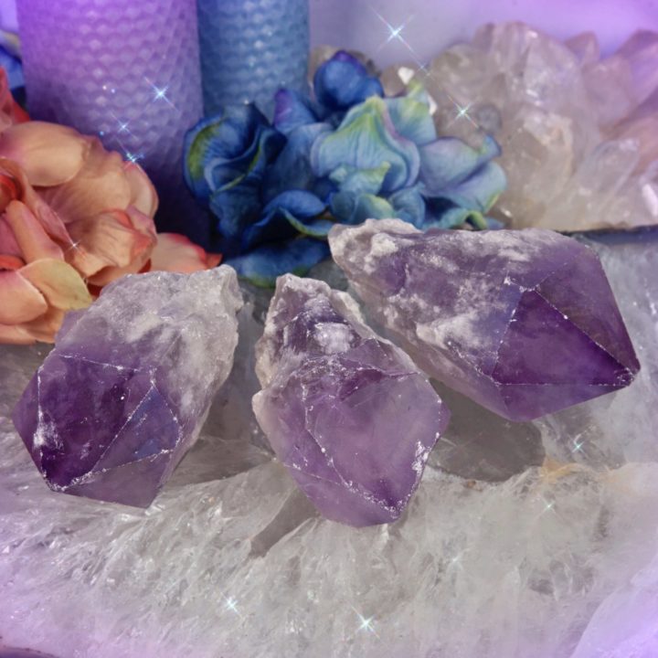 Peace and Purification Amethyst Points