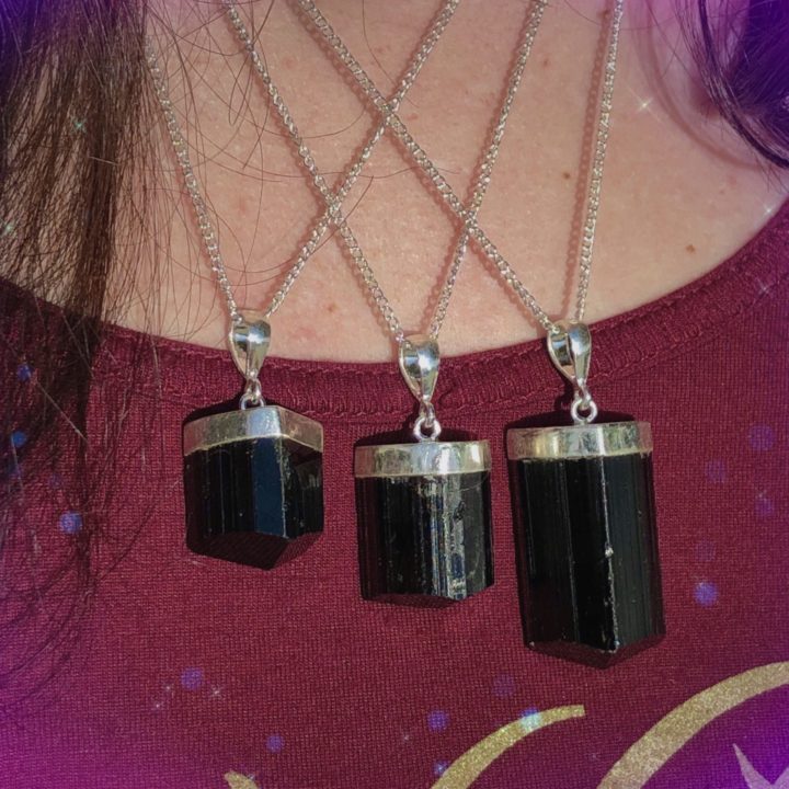 Ultimate Shielding Black Tourmaline Pendants