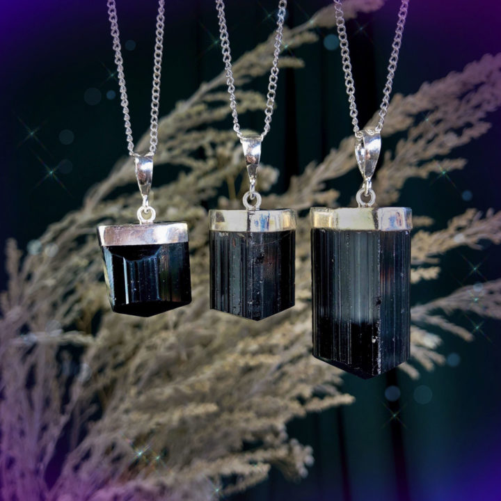 Ultimate Shielding Black Tourmaline Pendants