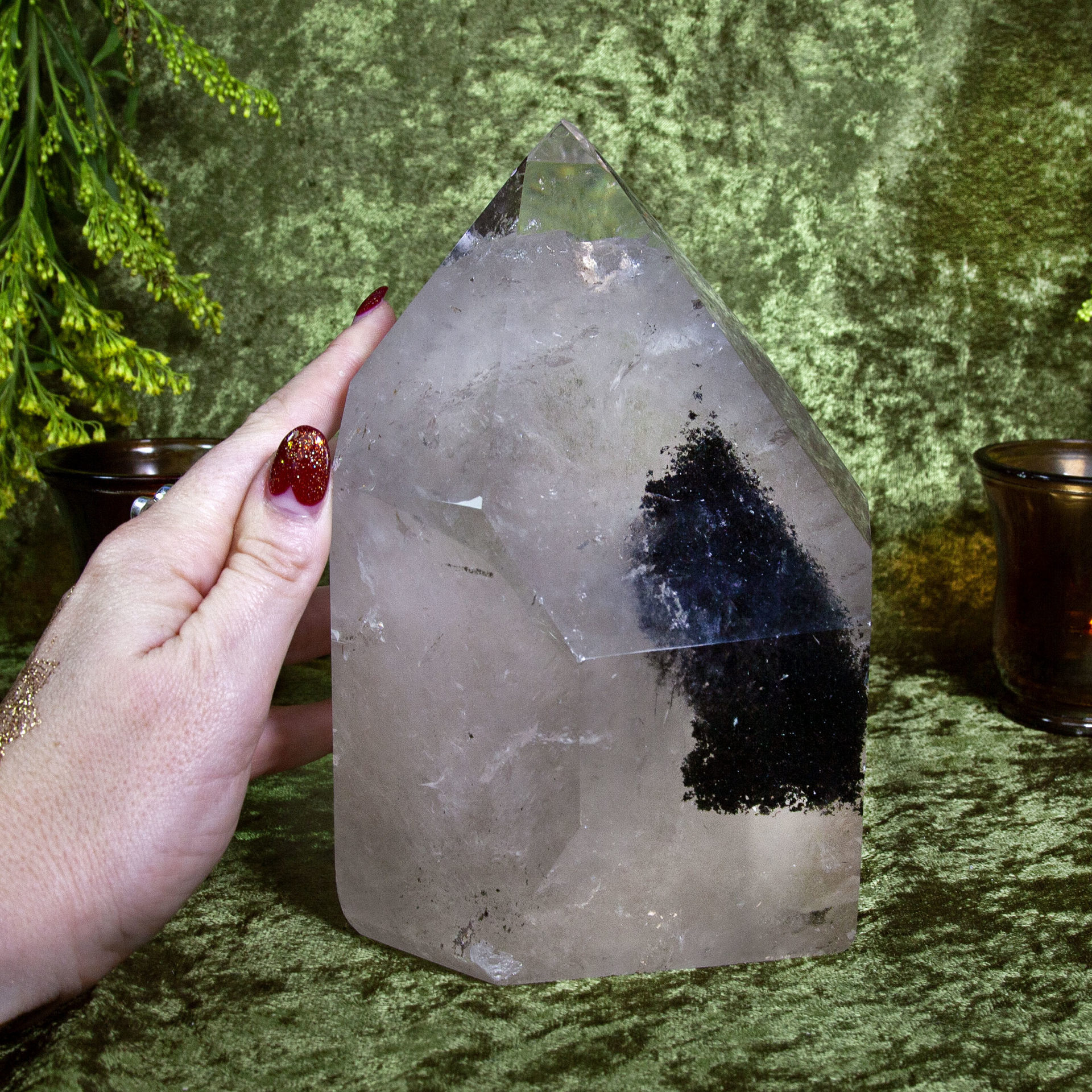Gemstone Sale: Phantom Chlorite in Quartz Generator