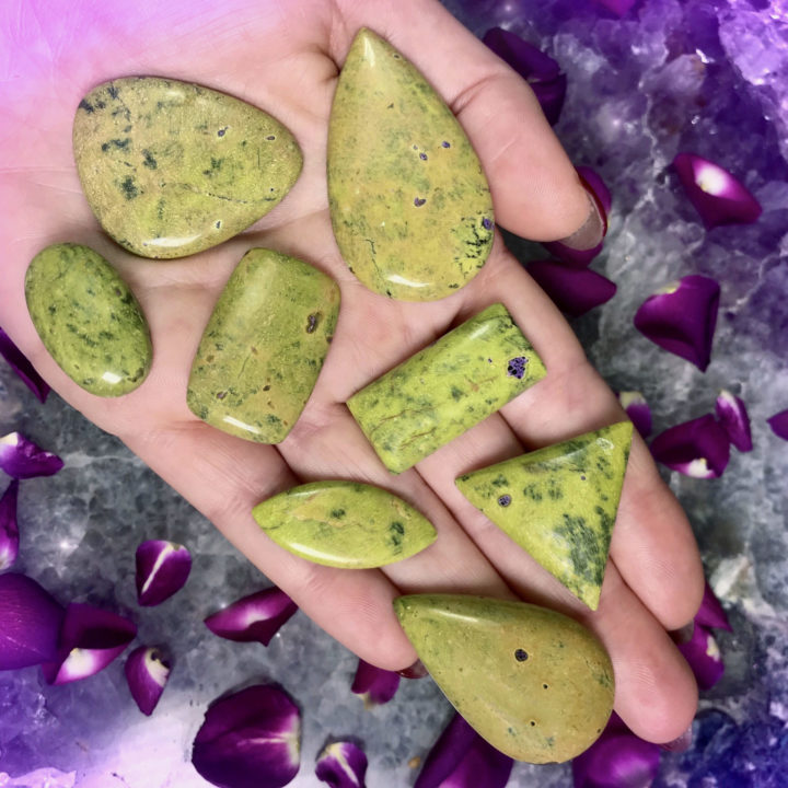 Boundary Setting Atlantisite Cabochons