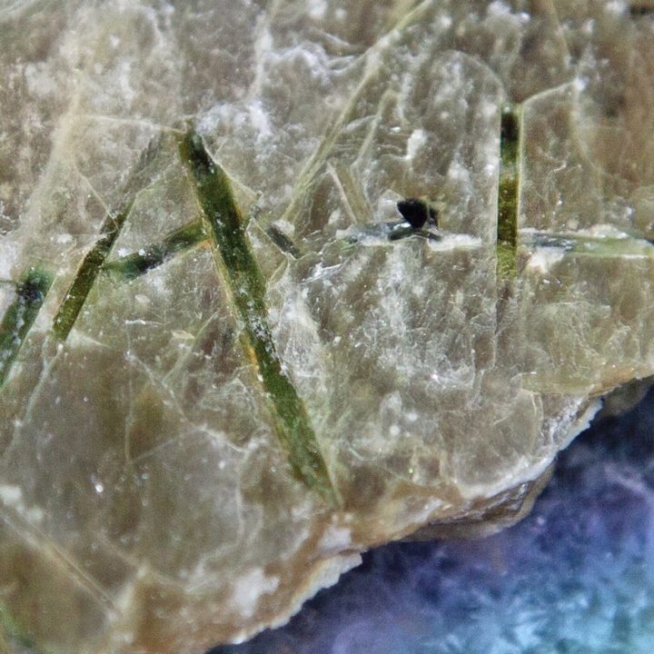 Golden Mica with Black and Green Tourmaline
