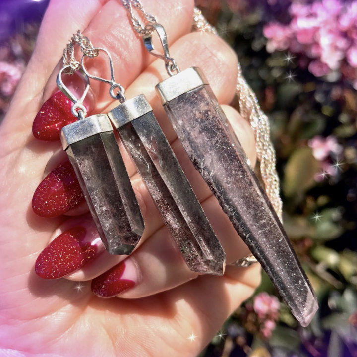 Healing and Sacred Journey Lodolite Pendants