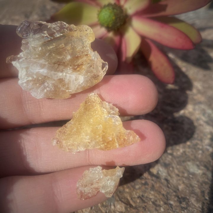 Etched Golden Danburite from Tanzania