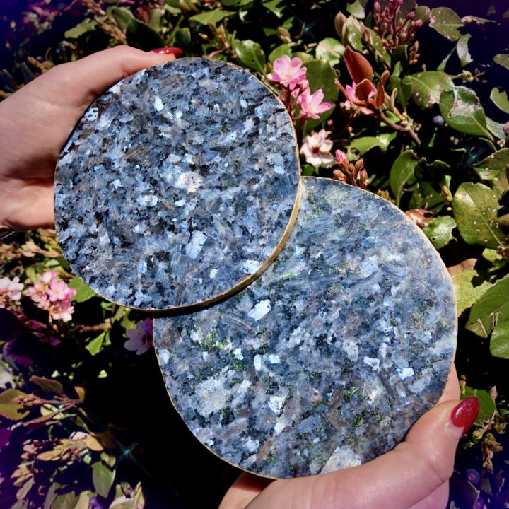 Larvikite Manifestation Charging Plates