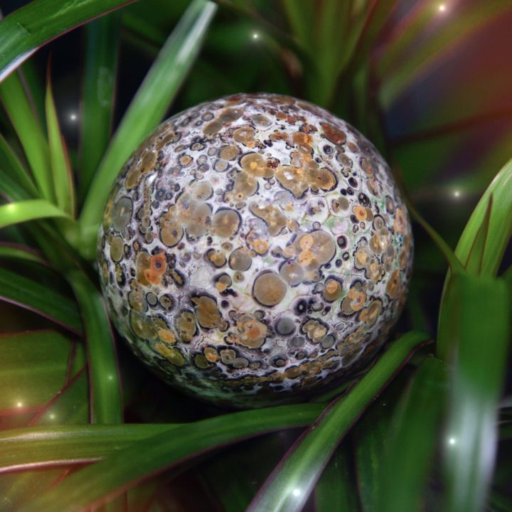 Leopardskin Jasper Journey Spheres