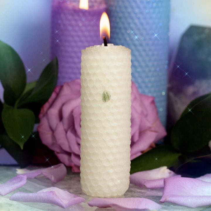 One Wish Beeswax Intention Candles