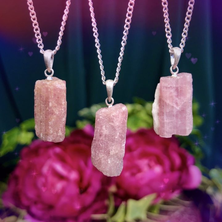 Pink Tourmaline Sweet Surrender Pendants