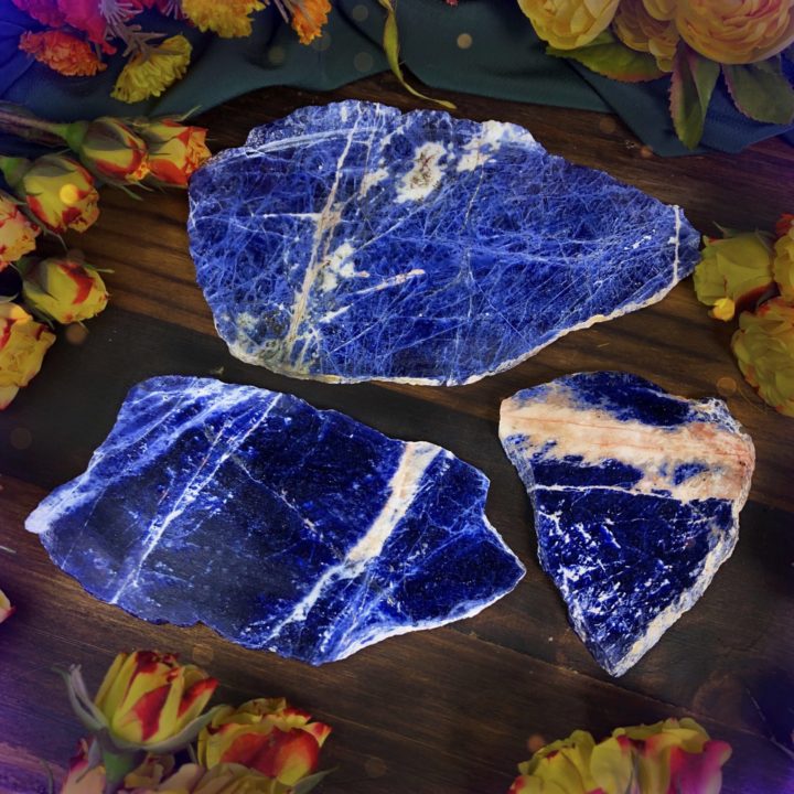 Sunset Sodalite Charging Plates