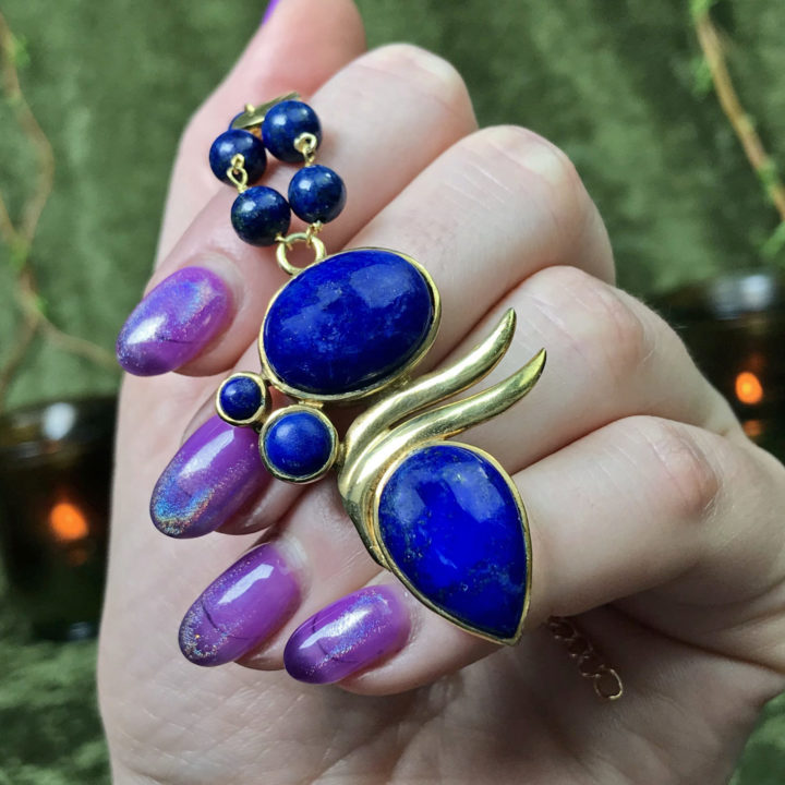 Lapis Priestess Necklace