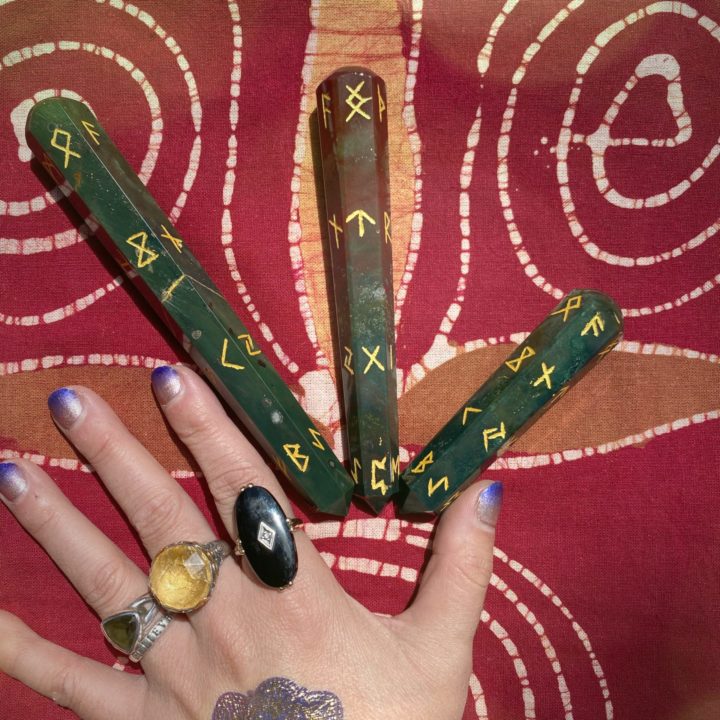 Bloodstone Rune Wands