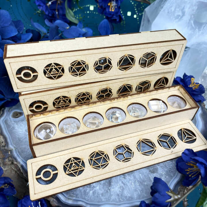 Clear Quartz Sacred Geometry Set