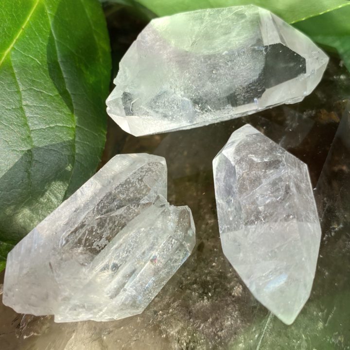 Double Terminated AAA Lemurian Ice Crystals