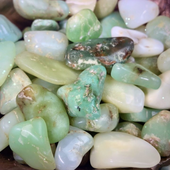 Healed Heart Tumbled Chrysoprase