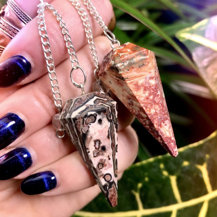 Leopardskin Jasper Channeling Pendulums