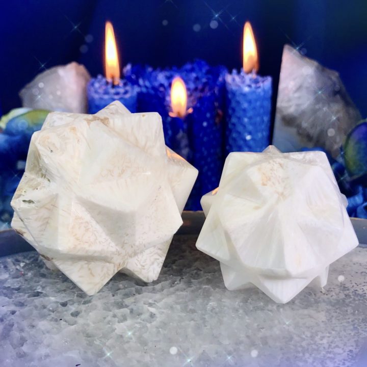 Scolecite 3D Metatrons Cubes