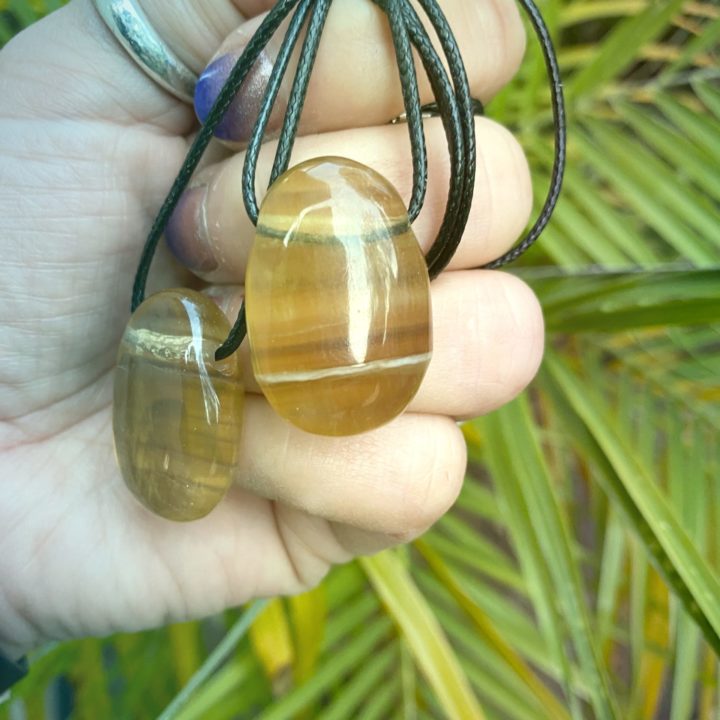 Yellow Fluorite Mega Manifestation Necklaces