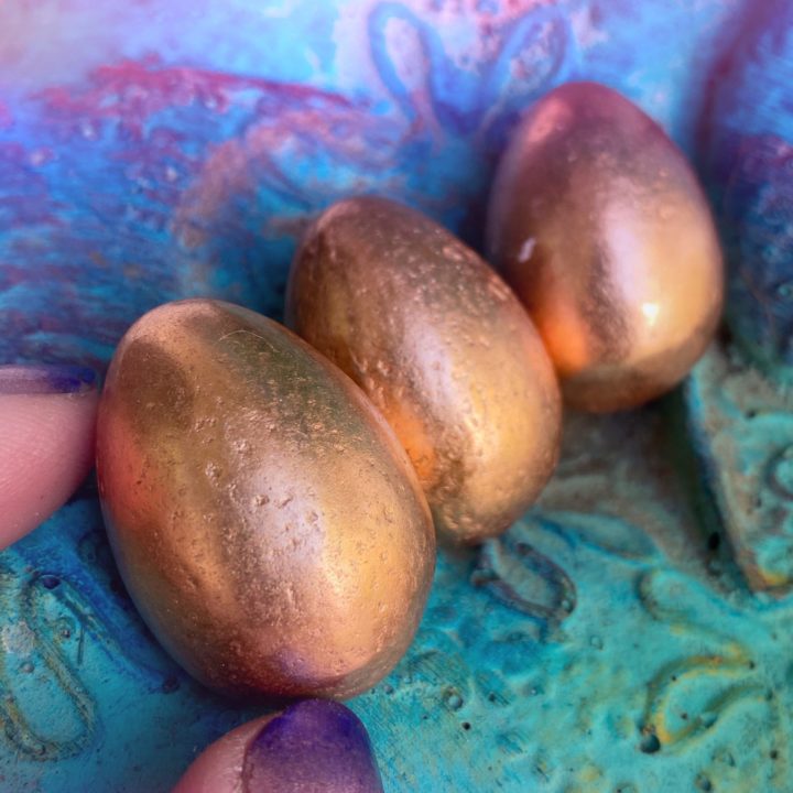 Copper eggs