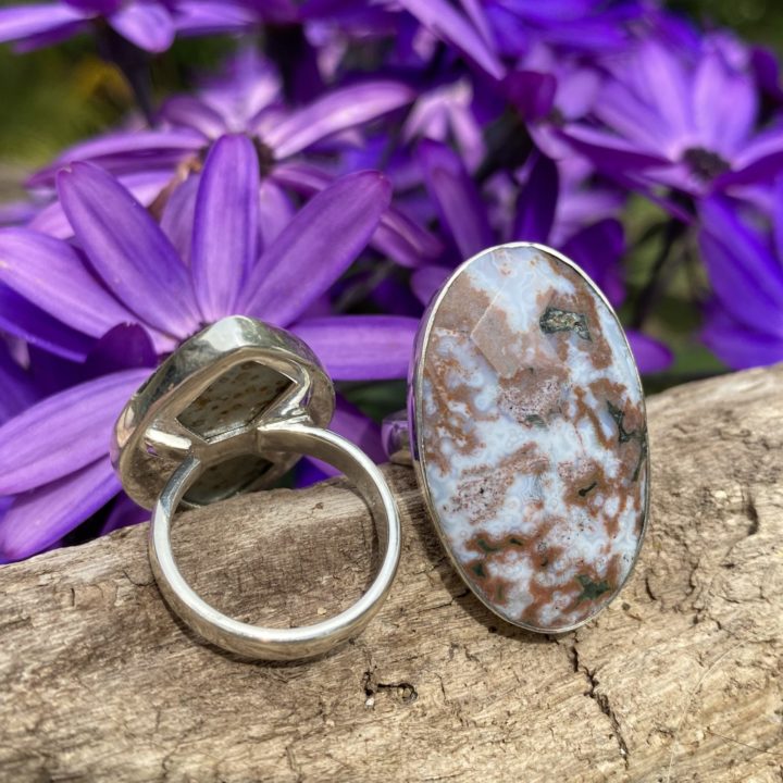 Ocean Jasper Happiness Rings