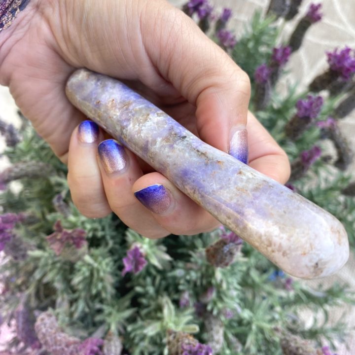 Pink Petalite Lepidolite Peace Wands