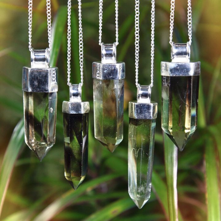 Smoky Lemon Quartz Empowerment Pendants