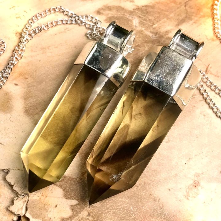 Smoky Lemon Quartz Empowerment Pendants