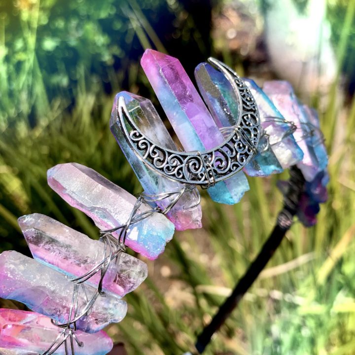 Aura Quartz OMGoddess Crowns