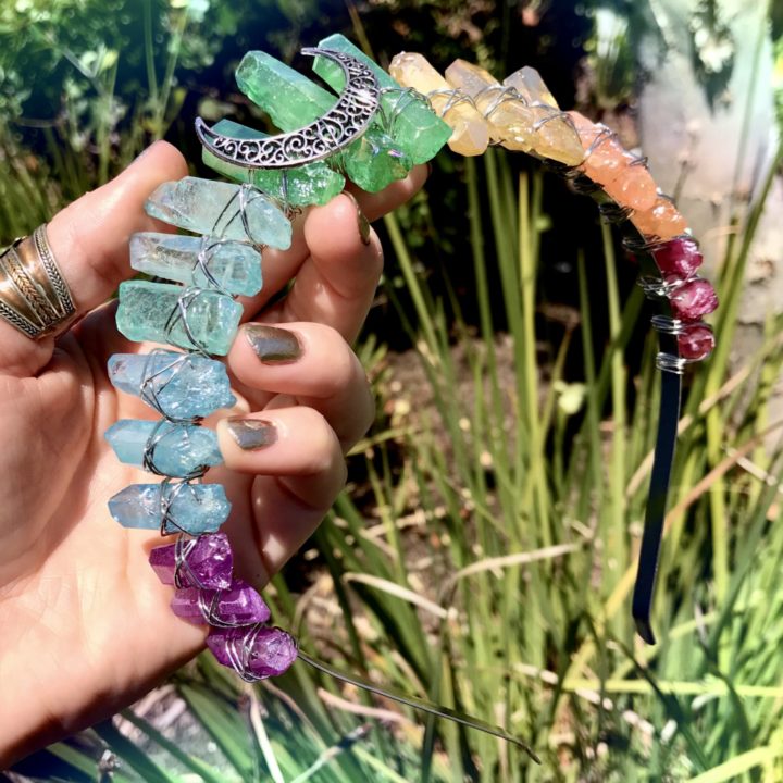 Aura Quartz OMGoddess Crowns