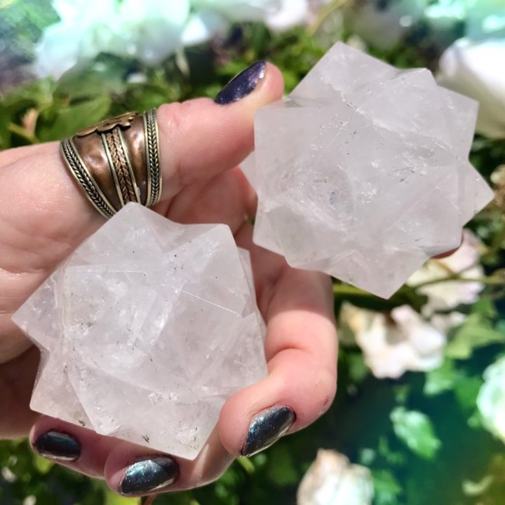 Clear Quartz 3D Metatrons Cubes