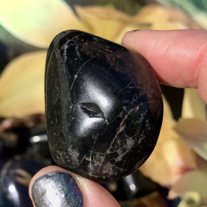 Tumbled Black Onyx