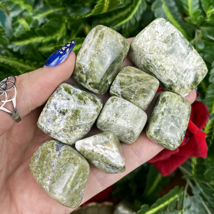 Tumbled Vesuvianite