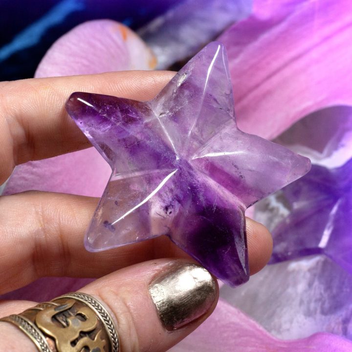 Amethyst Spiritual Abundance Stars