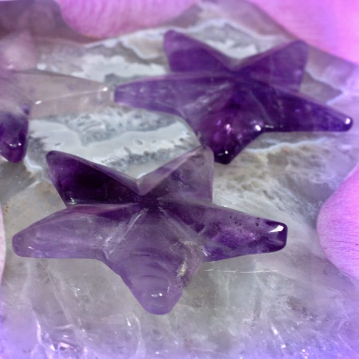 Amethyst Spiritual Abundance Stars