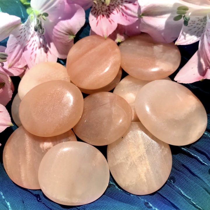 Pink Aventurine Love Goddess Palm Stones