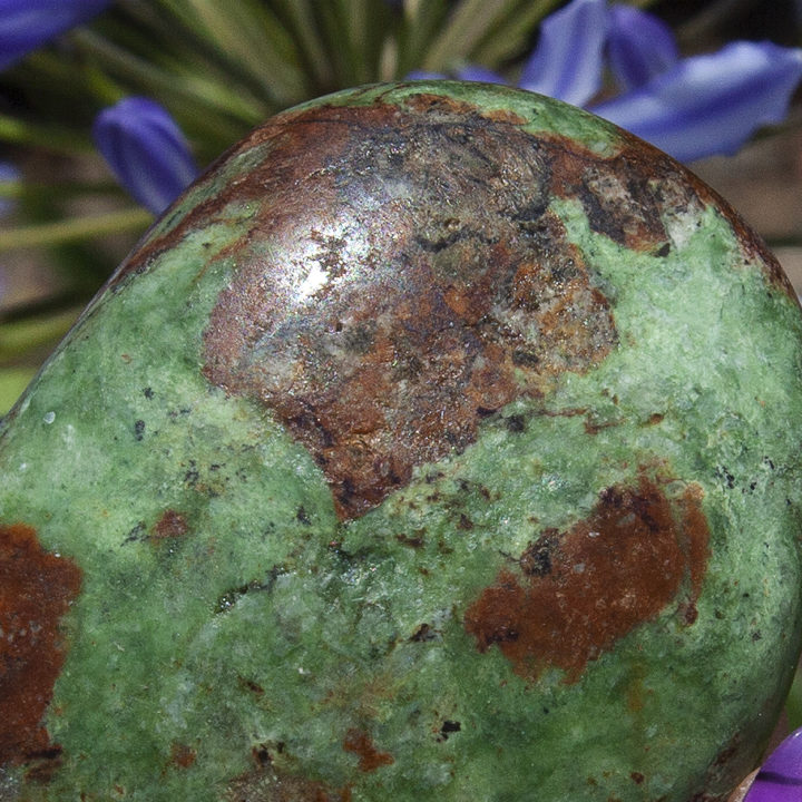 Chrysoprase Heart Healing Palm Stones