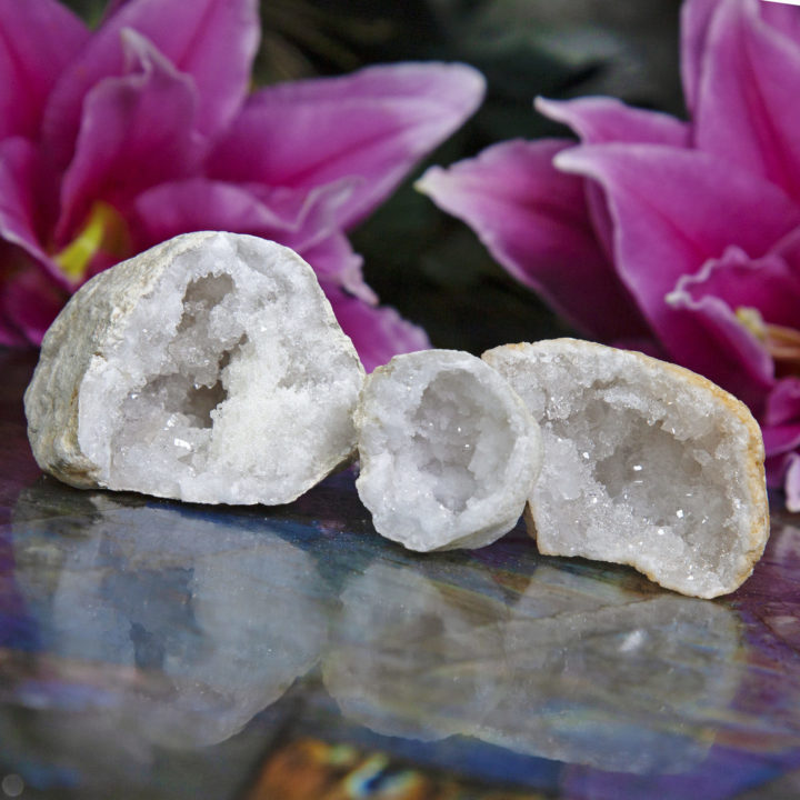 Clear Quartz Soul Star Geodes