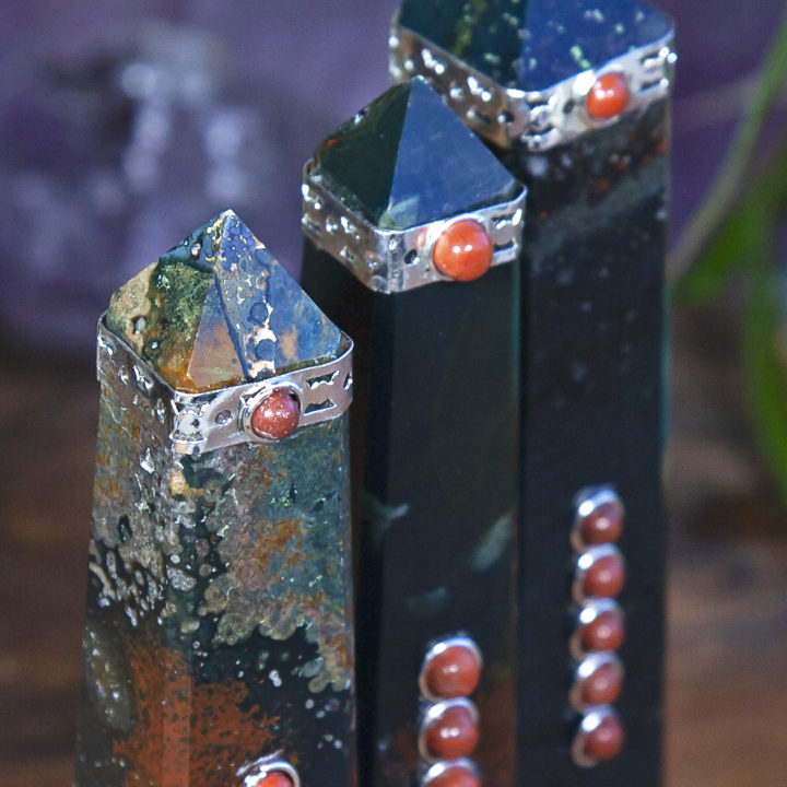 Cycle of Healing Bloodstone Obelisks