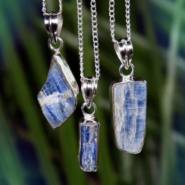 Divine Alignment Blue Kyanite Pendants