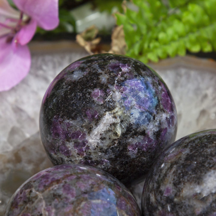 Healed Body and Heart Eudialyte Spheres