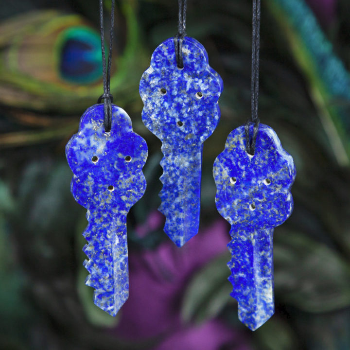 Ishtars Power Key Lapis Pendants