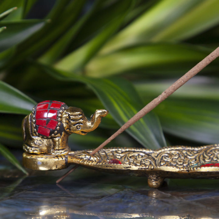 Lucky Elephant Incense Stick Burners