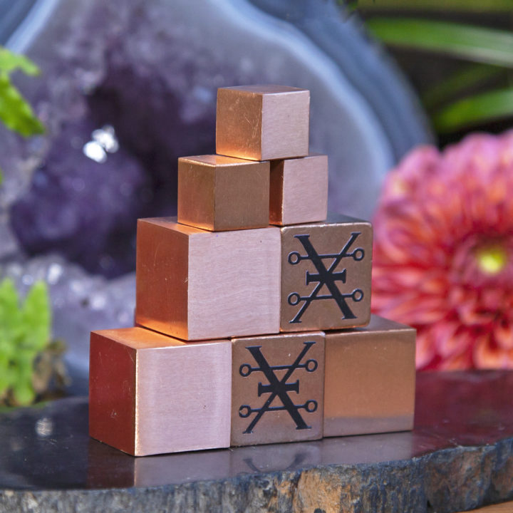 Energy Grounding Copper Cubes