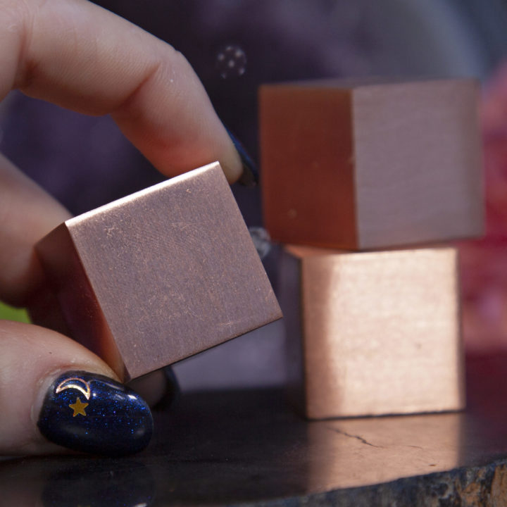 Energy Grounding Copper Cubes